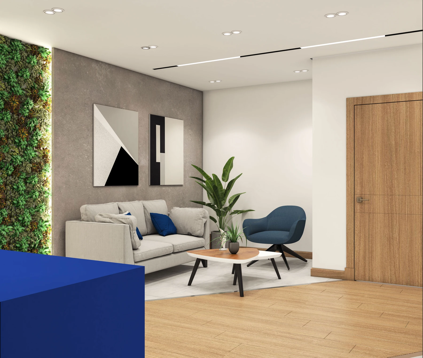 Egytrans · Alexandria · Reception seating · design render