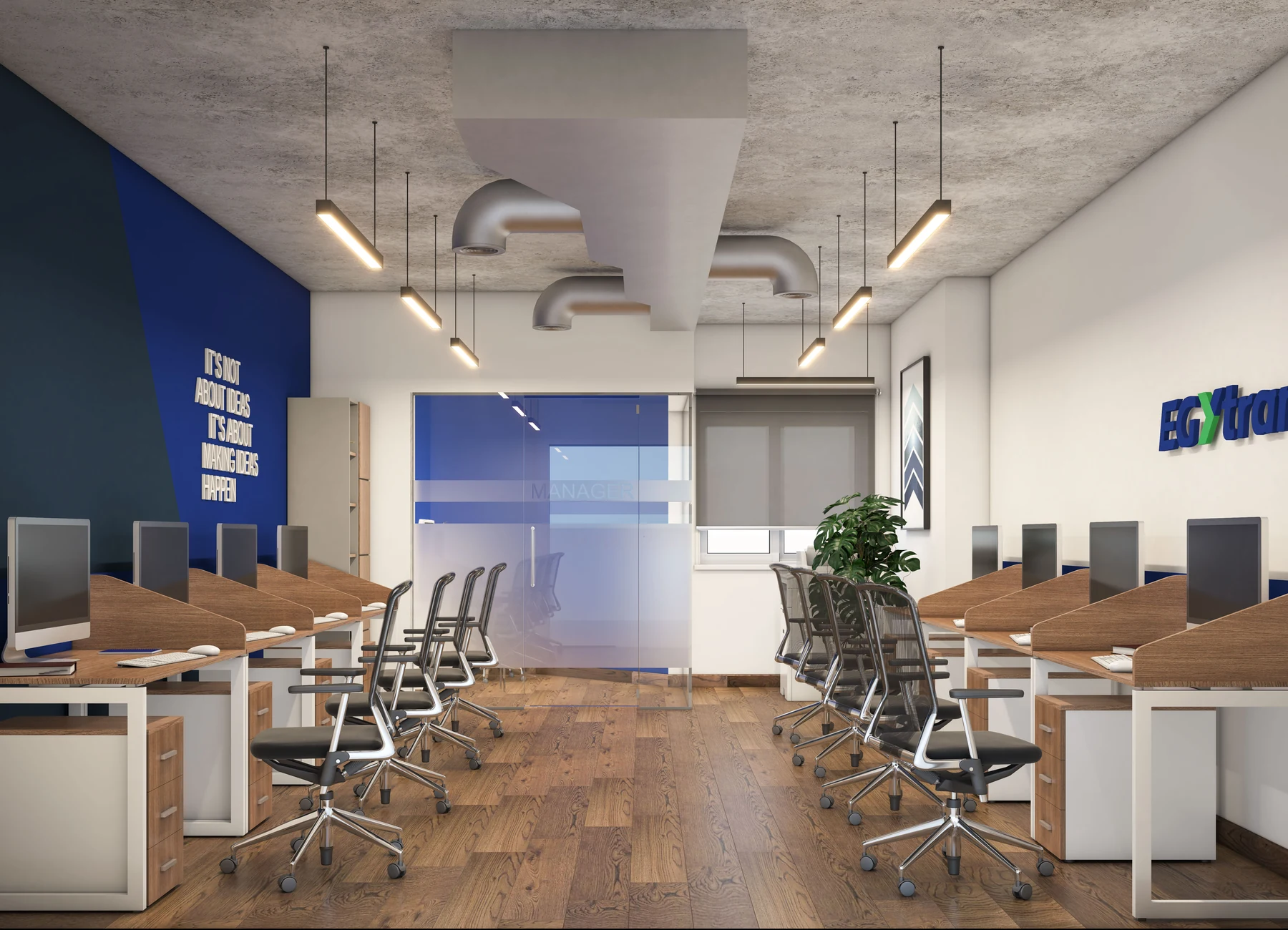 Egytrans · Alexandria · Open accounting office · design render