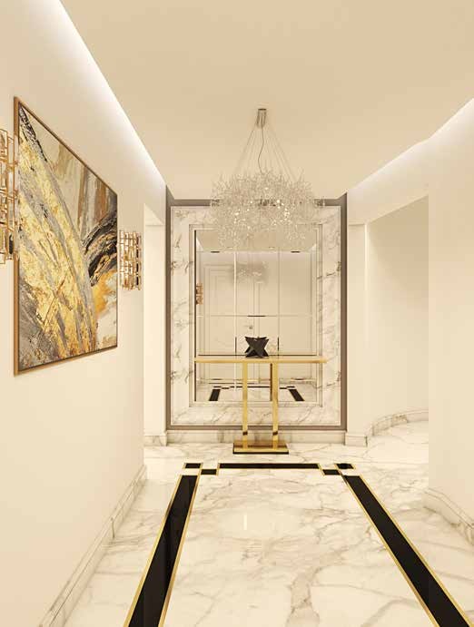 San Stefano Apartment · Entrance · Design visualisation